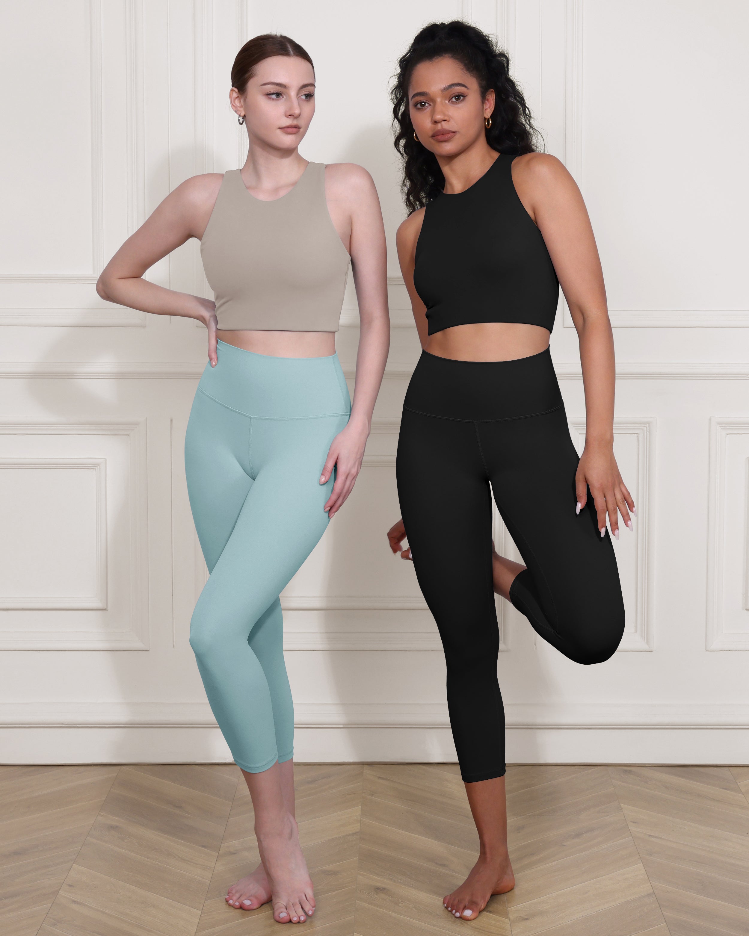 ODCLOUD 2-Pack 19" High Waist Yoga Capris - ododos