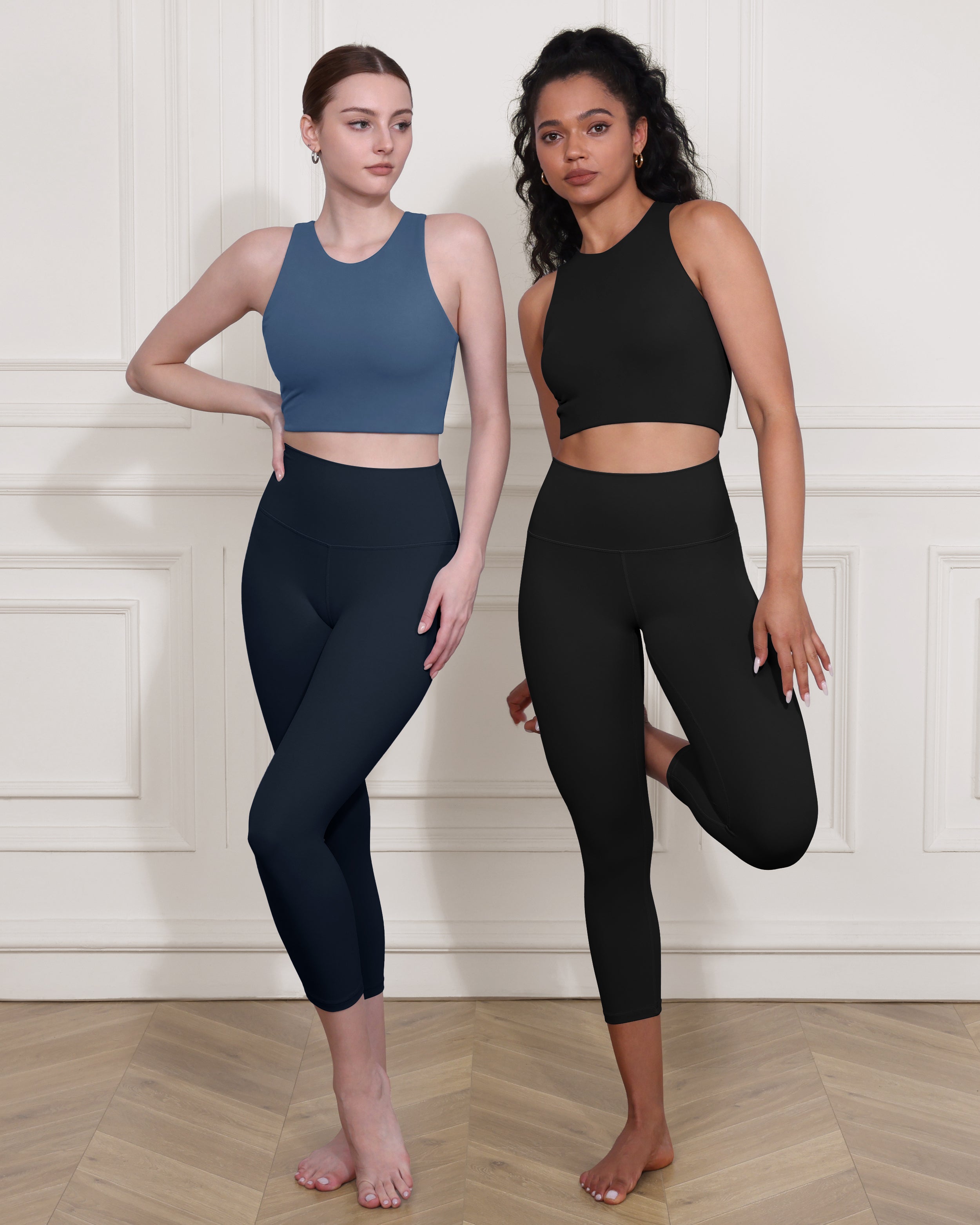 ODCLOUD 2-Pack 19" High Waist Yoga Capris - ododos