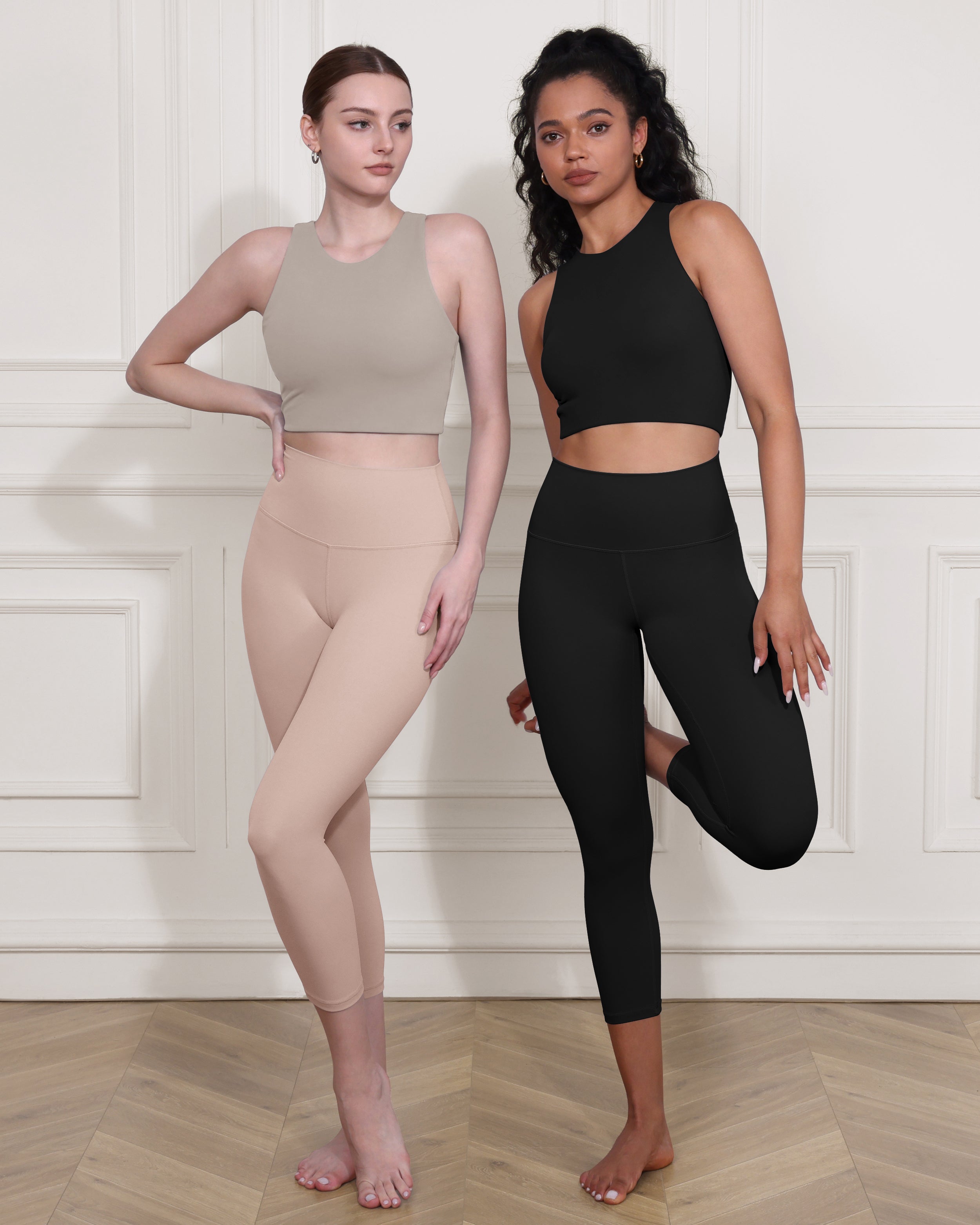 ODCLOUD 2-Pack 19" High Waist Yoga Capris - ododos