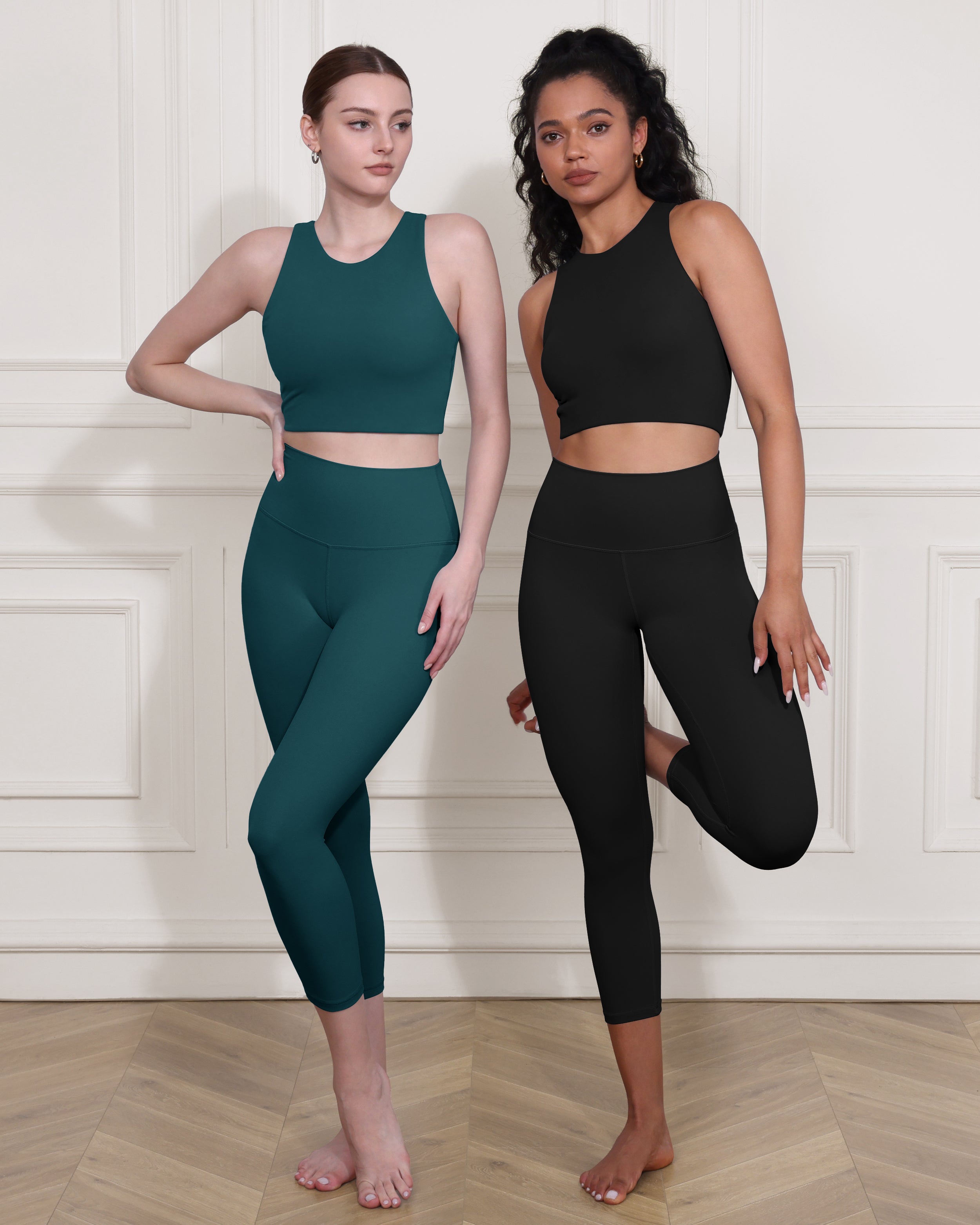 ODCLOUD 2-Pack 19" High Waist Yoga Capris - ododos