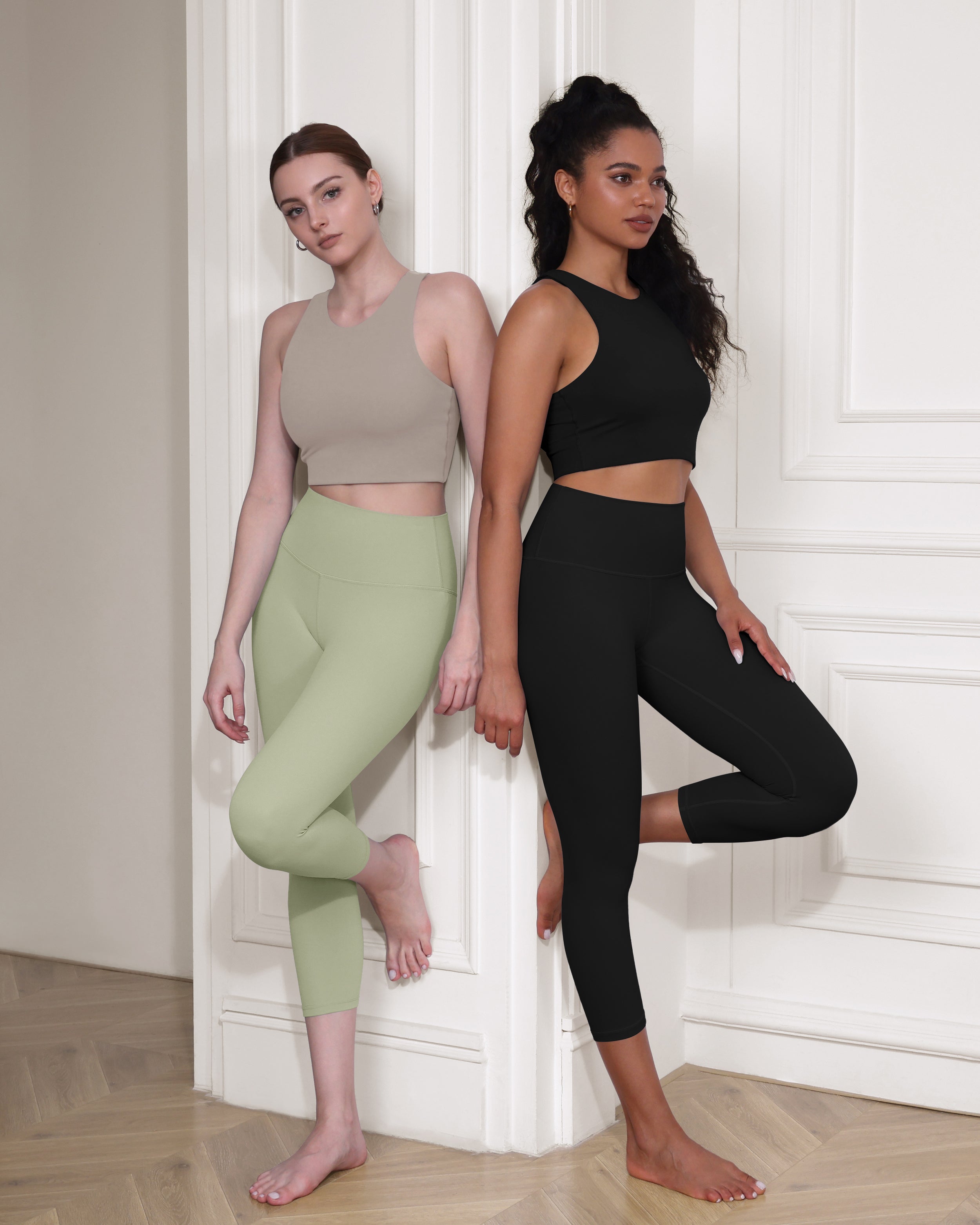 ODCLOUD 2-Pack 19" High Waist Yoga Capris - ododos