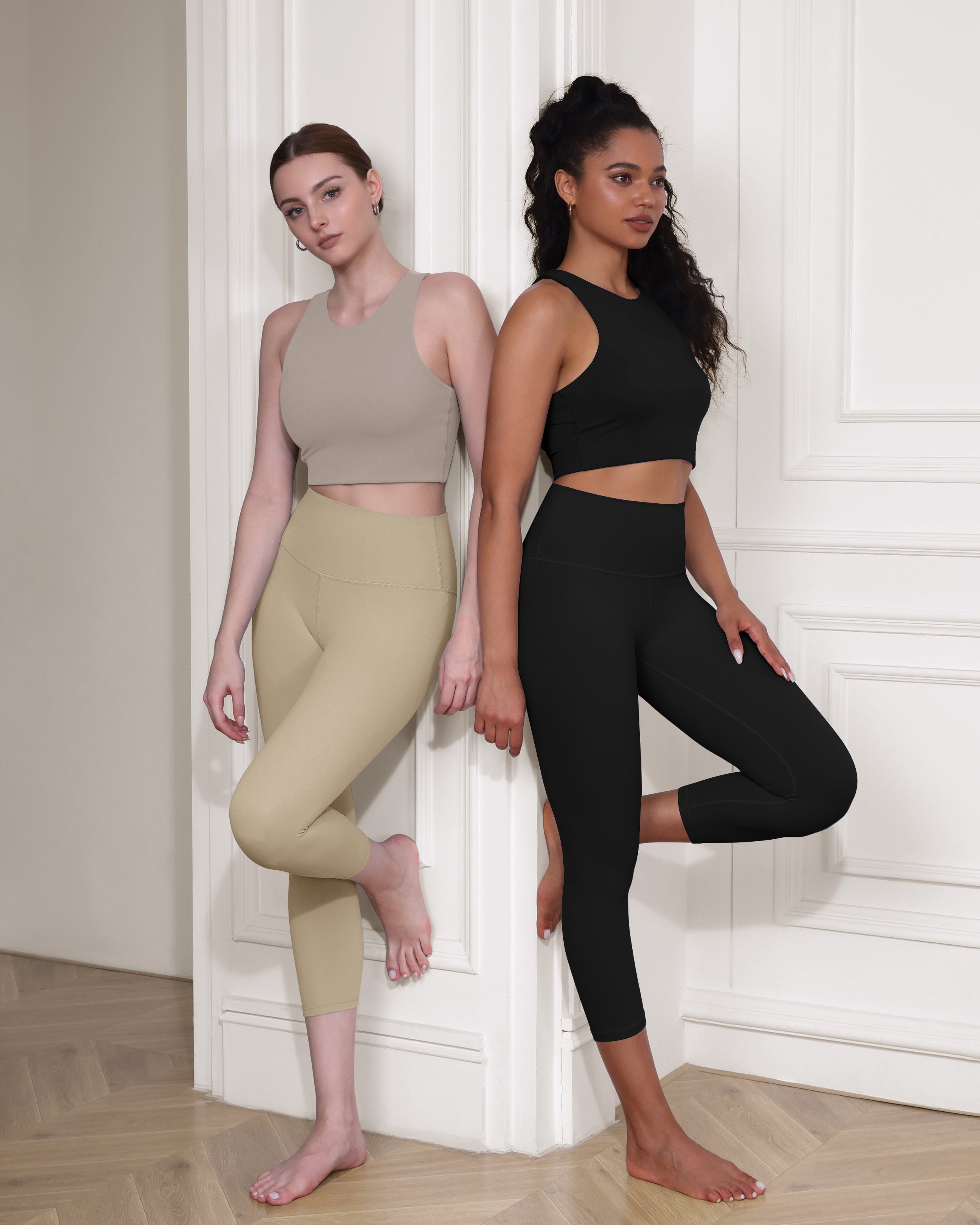 ODCLOUD 2-Pack 19" High Waist Yoga Capris - ododos