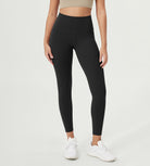 ODCLOUD 25" High Waist Lounge Yoga Leggings Onyx Black Grey - ododos
