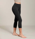 Odcloud Lounge Yoga 21" High Waist Capris Leggings with Pockets - ododos