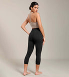 Odcloud Lounge Yoga 21" High Waist Capris Leggings with Pockets - ododos