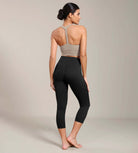 Odcloud Lounge Yoga 21" High Waist Capris Leggings with Pockets - ododos