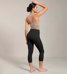 Odcloud Lounge Yoga 21" High Waist Capris Leggings with Pockets - ododos