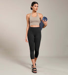 Odcloud Lounge Yoga 21" High Waist Capris Leggings with Pockets - ododos