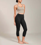 Odcloud Lounge Yoga 21" High Waist Capris Leggings with Pockets - ododos