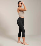 Odcloud Lounge Yoga 21" High Waist Capris Leggings with Pockets - ododos