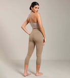 Odcloud Lounge Yoga 21" High Waist Capris Leggings with Pockets - ododos