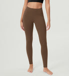 ODCLOUD 28” Buttery Soft Lounge Yoga Leggings with Pockets Brunette - ododos