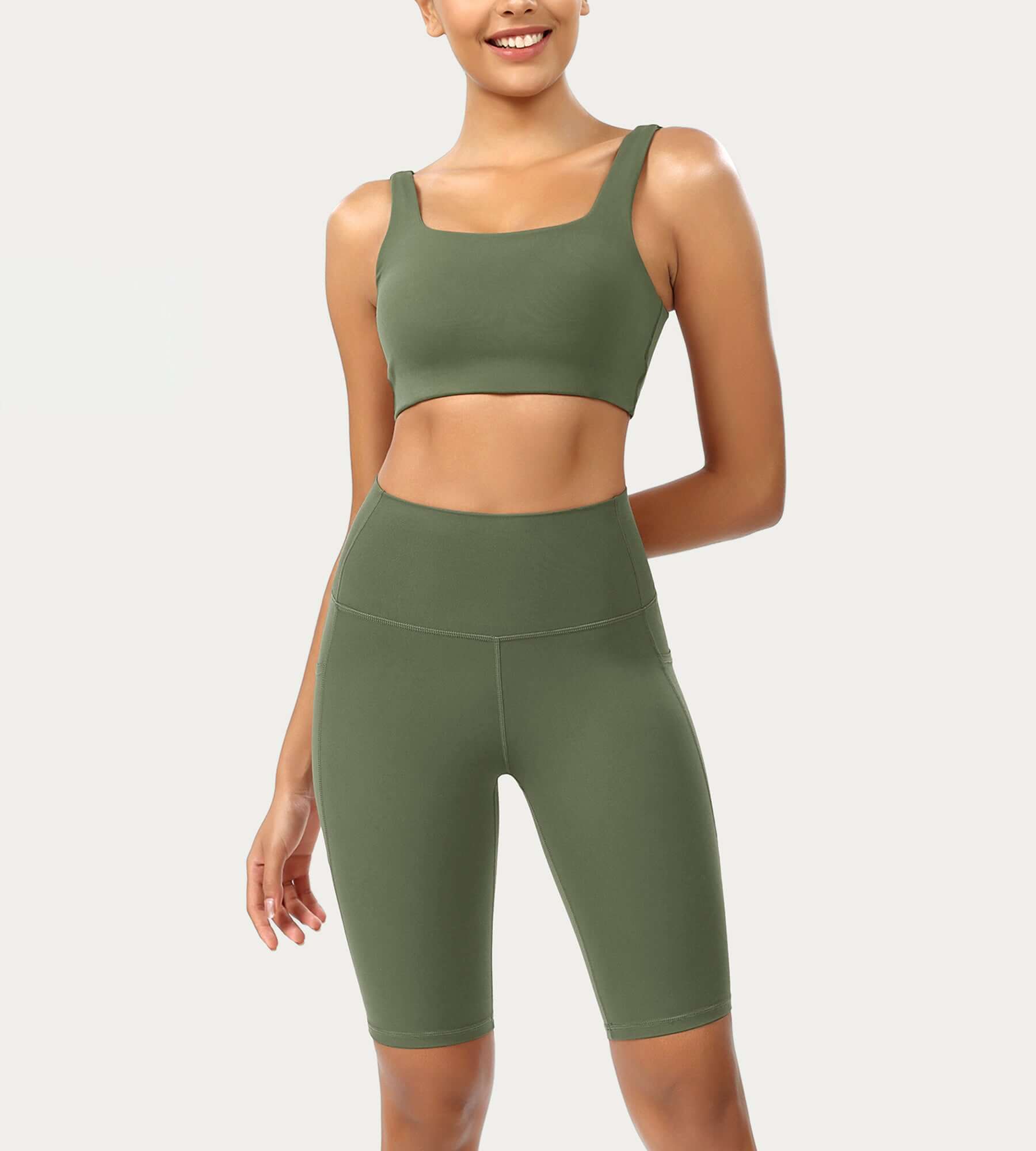 ODCLOUD 10" High Waist Lounge Yoga Shorts - ododos