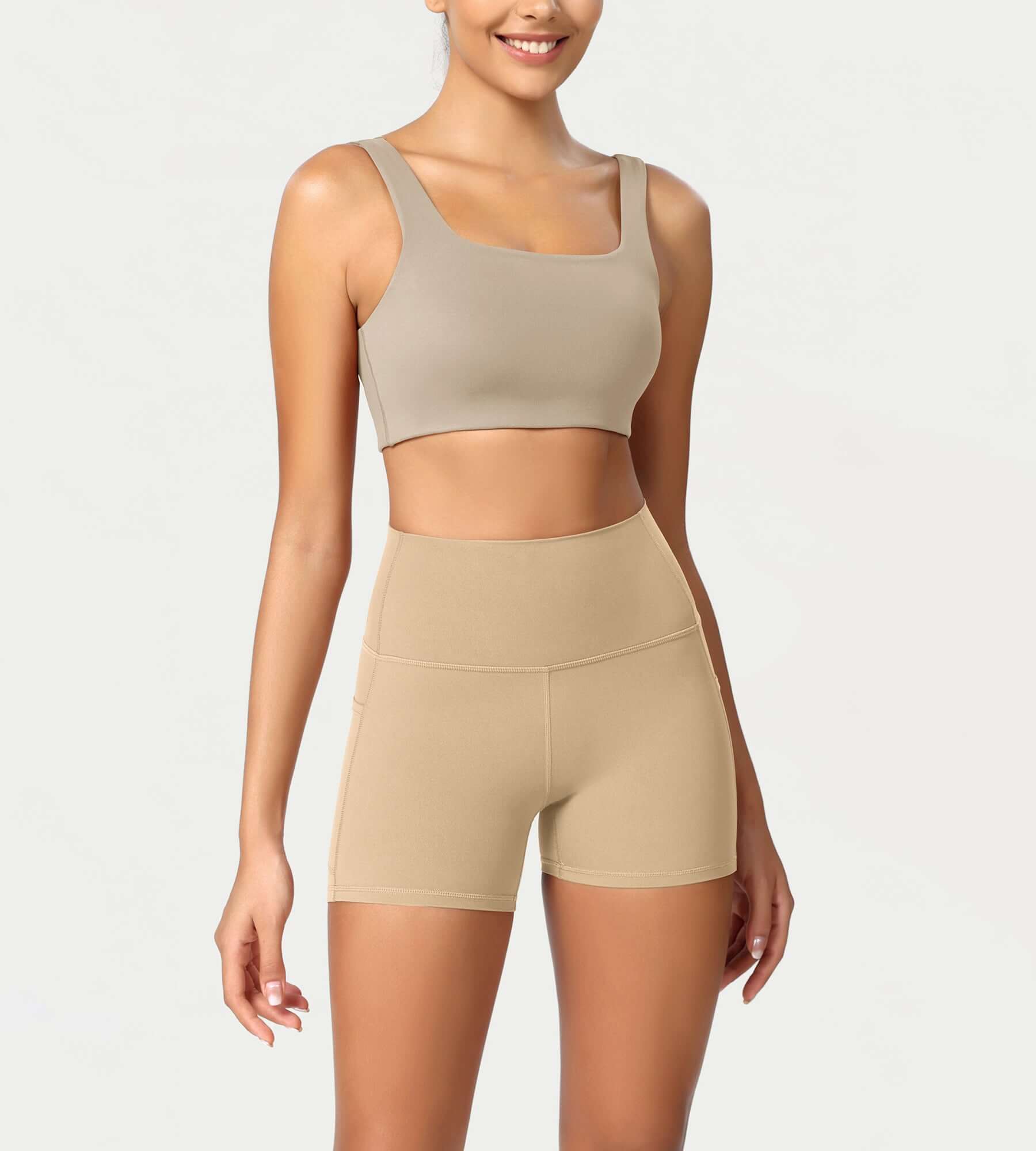 ODCLOUD 4" High Waist Lounge Yoga Shorts - ododos