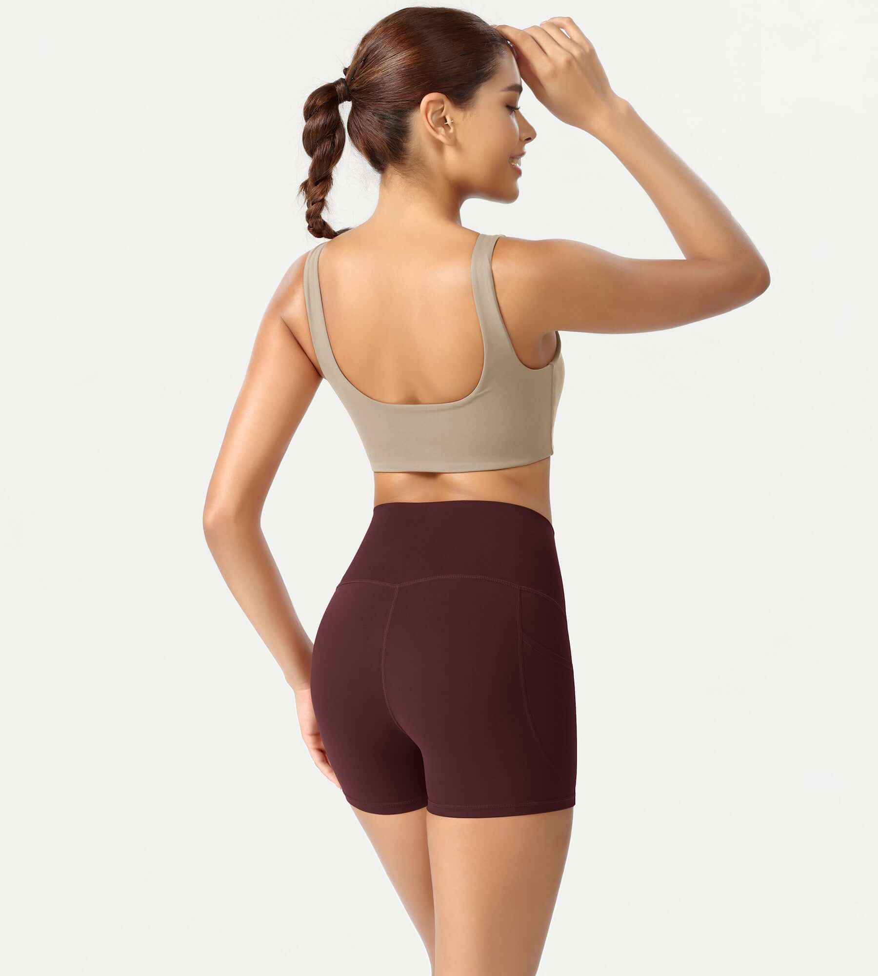 ODCLOUD 4" High Waist Lounge Yoga Shorts - ododos