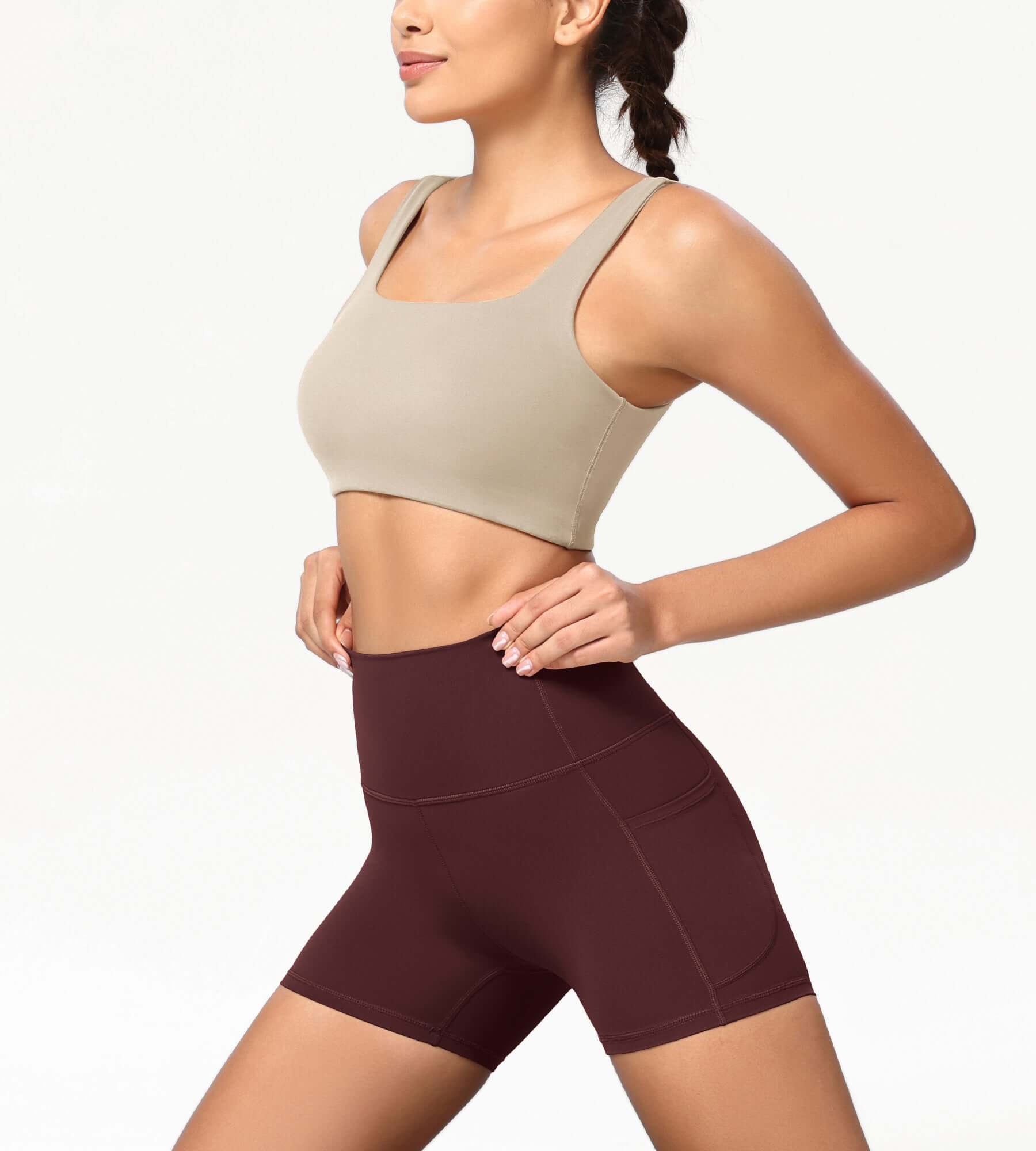 ODCLOUD 4" High Waist Lounge Yoga Shorts - ododos