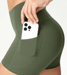 ODCLOUD 4" High Waist Lounge Yoga Shorts - ododos