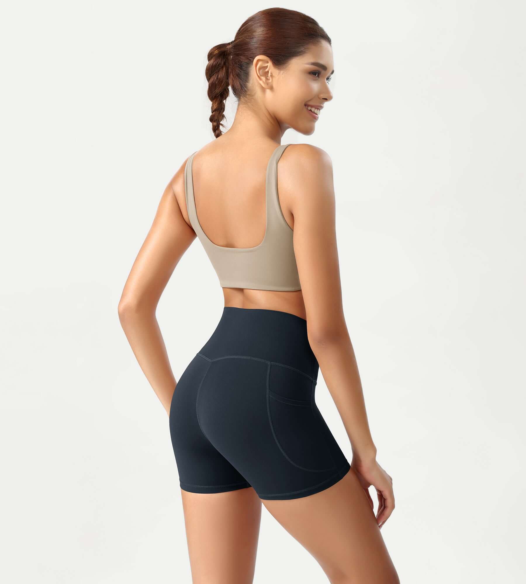 ODCLOUD 4" High Waist Lounge Yoga Shorts - ododos