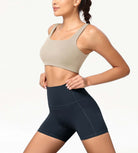 ODCLOUD 4" High Waist Lounge Yoga Shorts - ododos