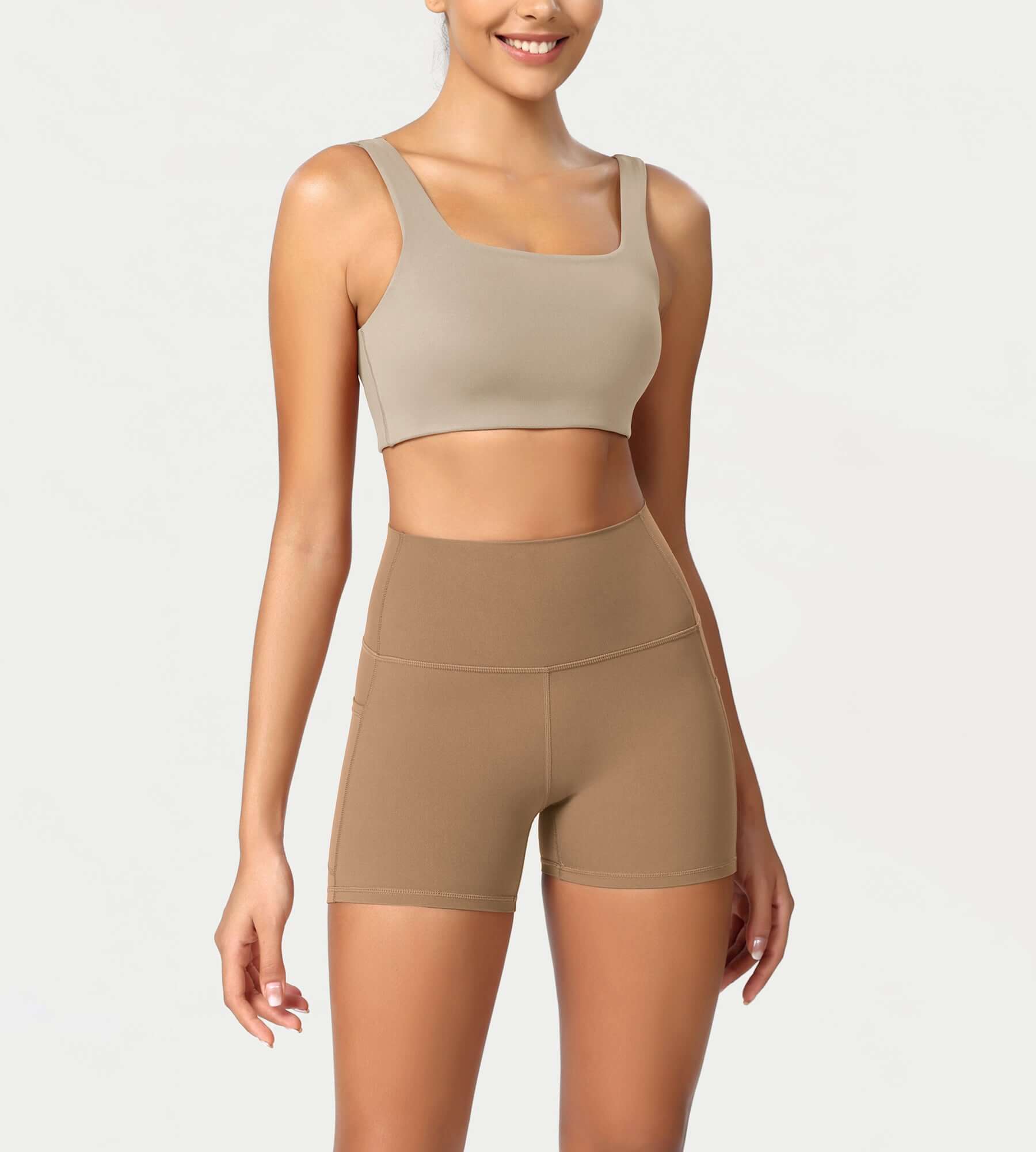 ODCLOUD 4" High Waist Lounge Yoga Shorts - ododos