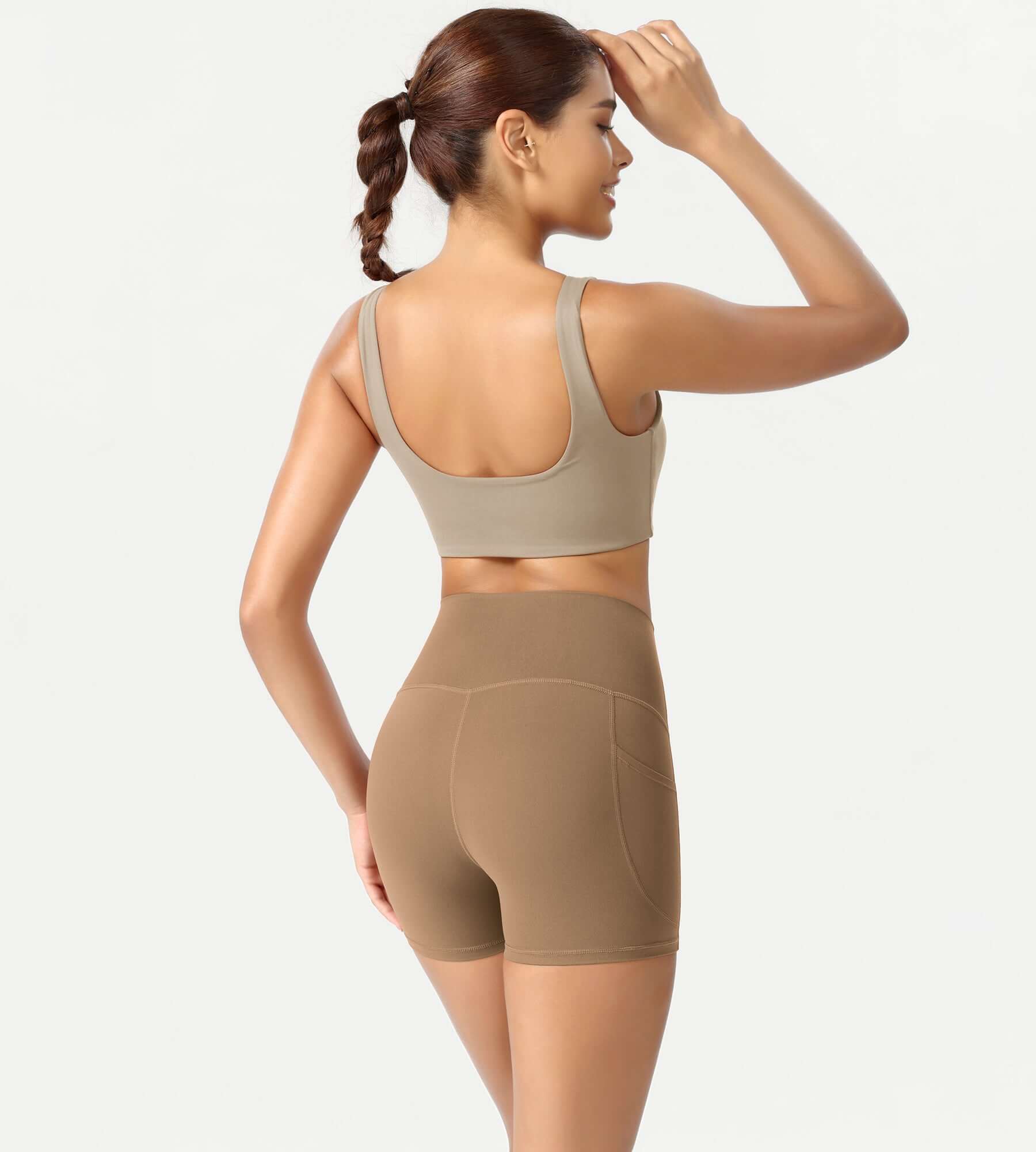 ODCLOUD 4" High Waist Lounge Yoga Shorts - ododos