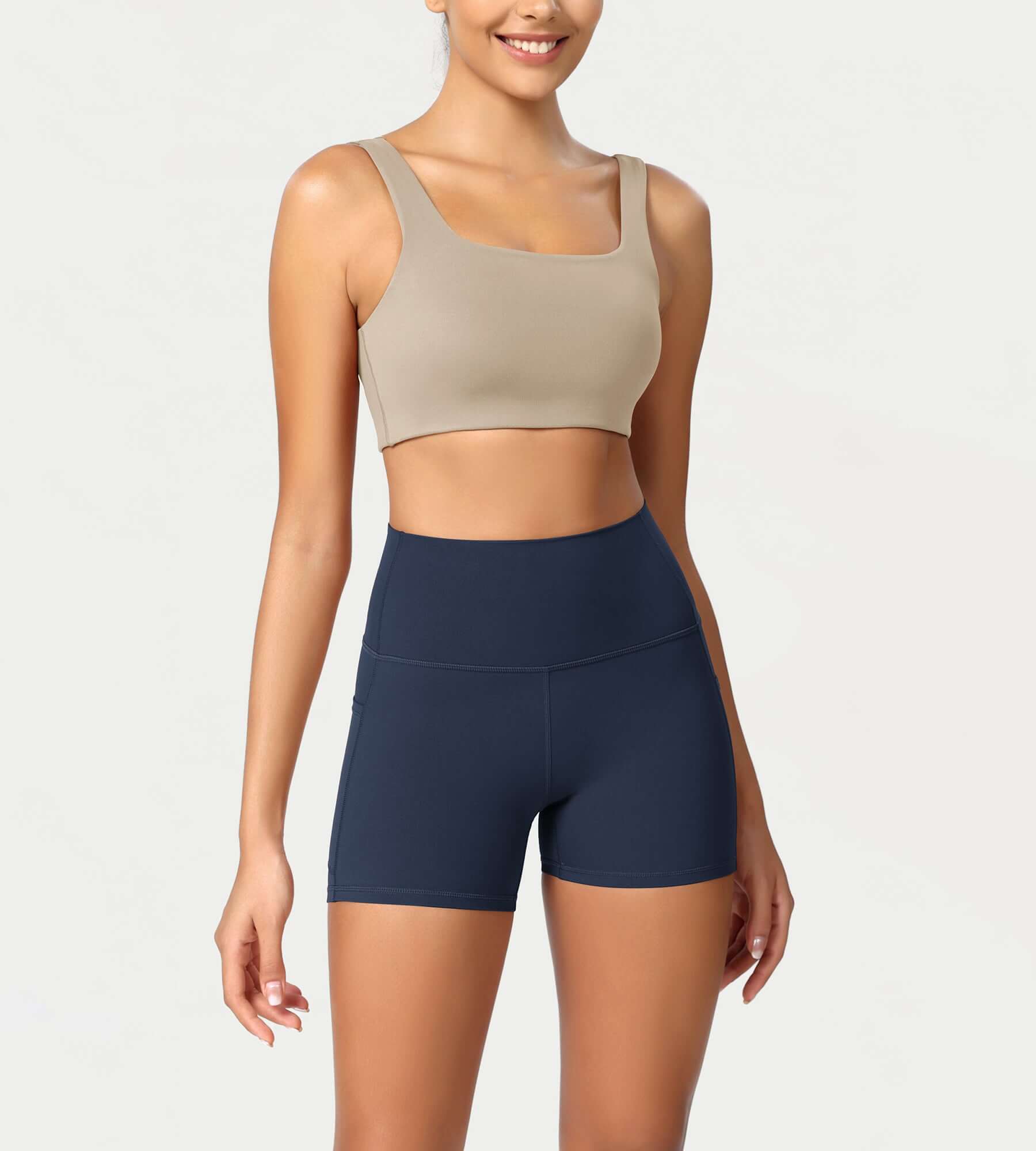 ODCLOUD 4" High Waist Lounge Yoga Shorts - ododos