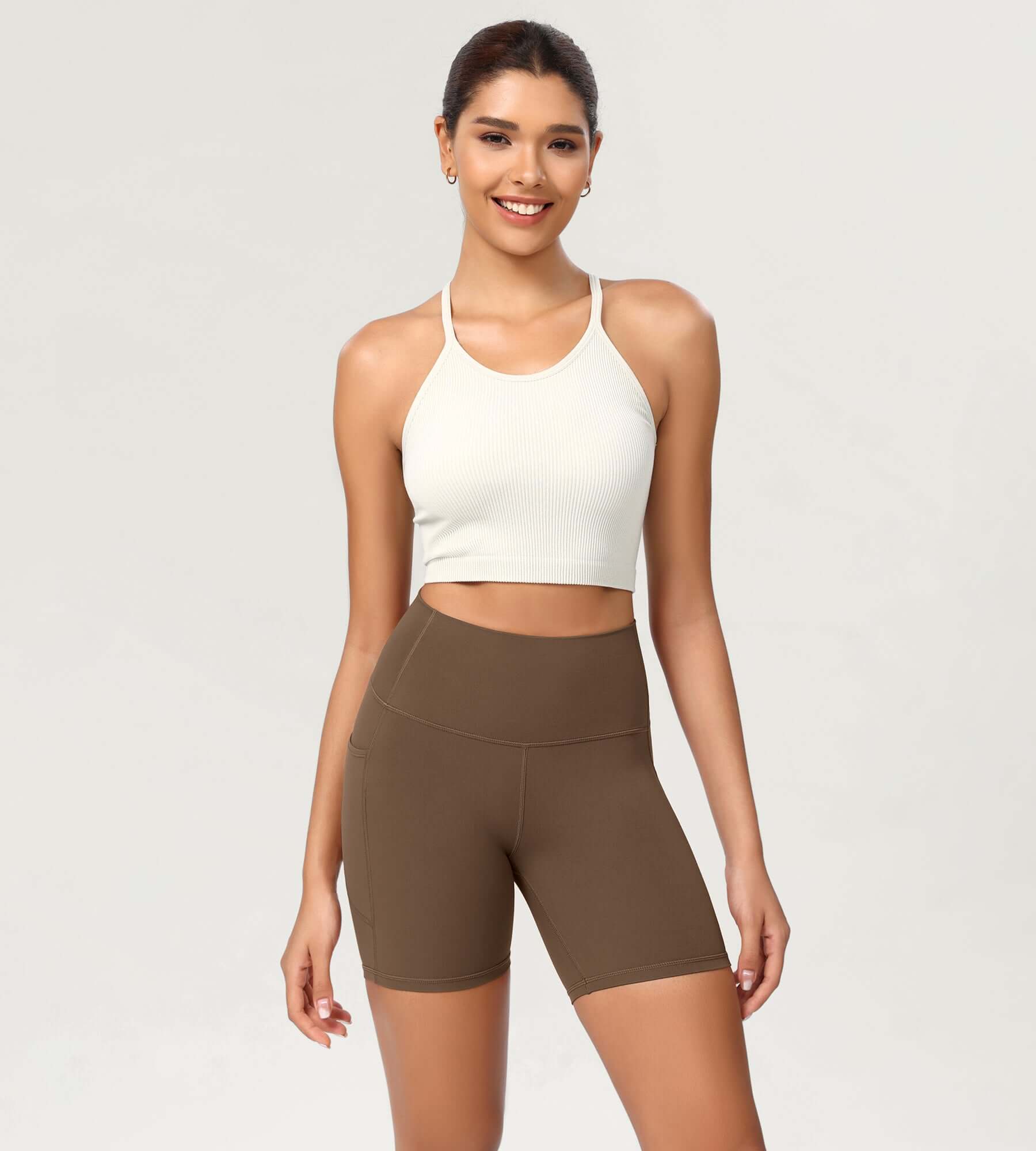 ODCLOUD 6" High Waist Lounge Yoga Shorts - ododos