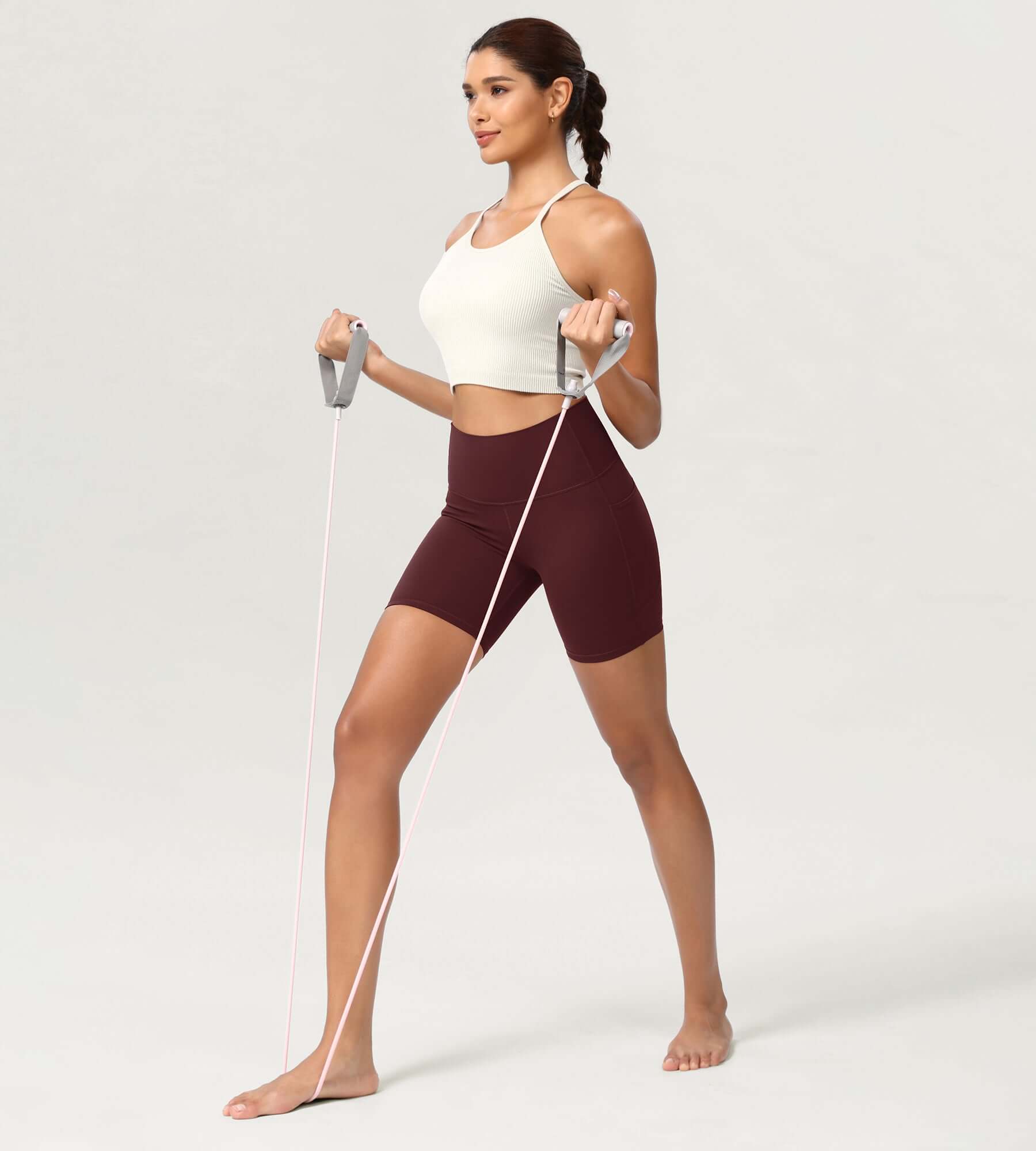 ODCLOUD 6" High Waist Lounge Yoga Shorts - ododos