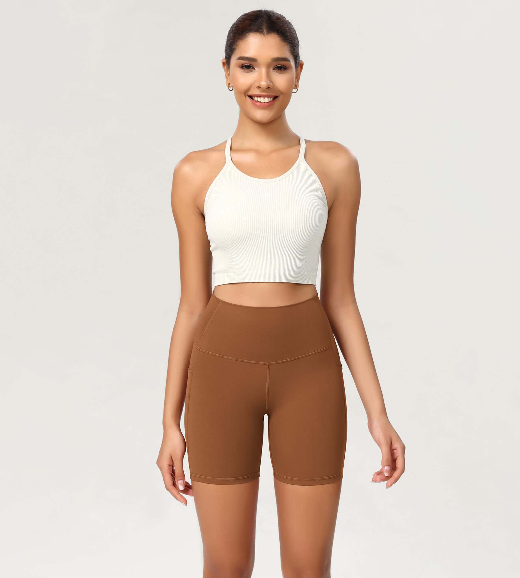 ODCLOUD 6" High Waist Lounge Yoga Shorts - ododos