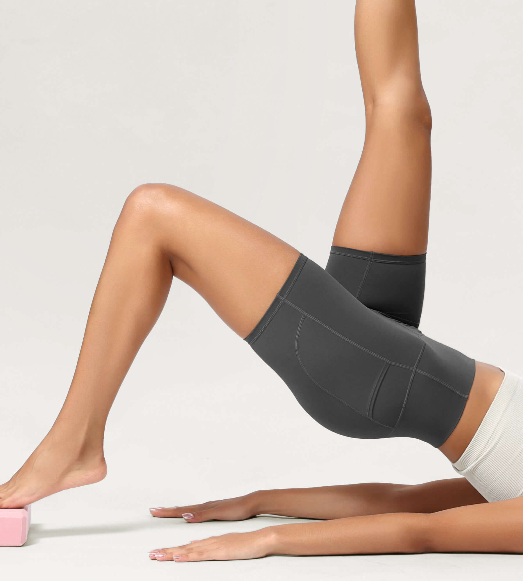 ODCLOUD 6" High Waist Lounge Yoga Shorts - ododos