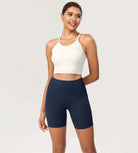 ODCLOUD 6" High Waist Lounge Yoga Shorts - ododos
