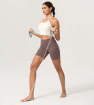 ODCLOUD 6" High Waist Lounge Yoga Shorts - ododos