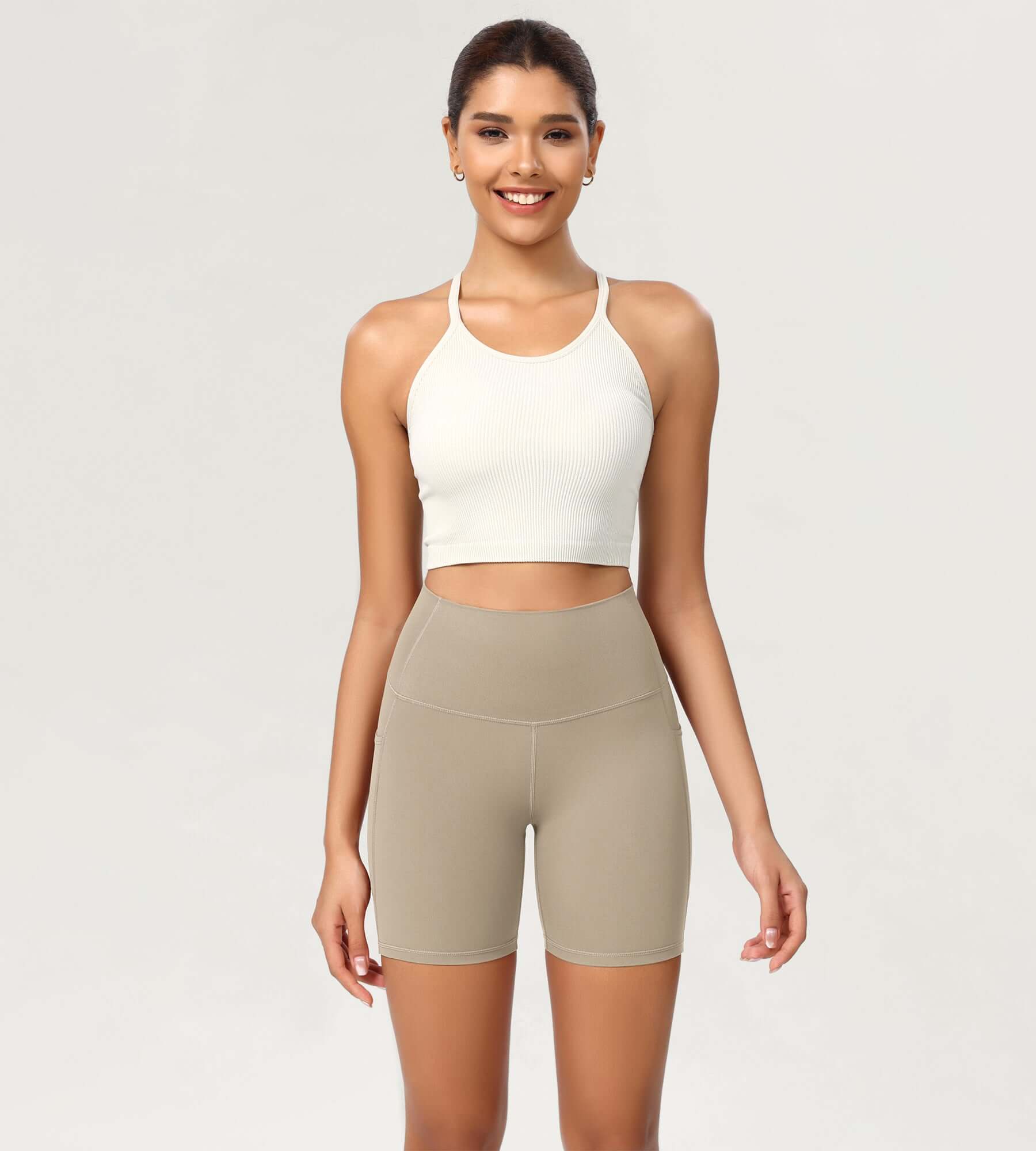 ODCLOUD 6" High Waist Lounge Yoga Shorts - ododos