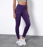 28" High Waisted Yoga Leggings with Pockets - ododos