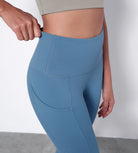 28" High Waisted Yoga Leggings with Pockets - ododos