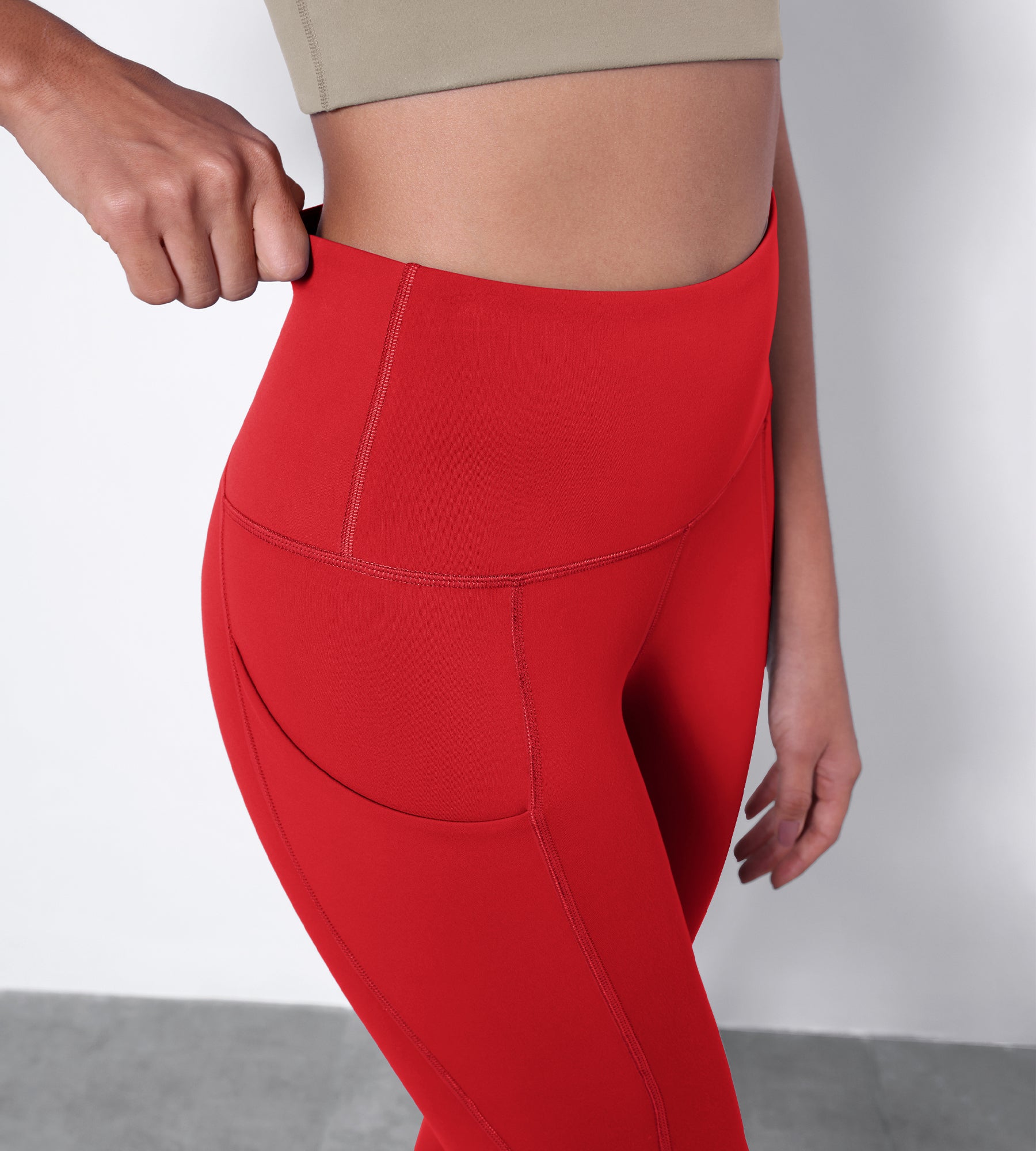 28" High Waisted Yoga Leggings with Pockets - ododos