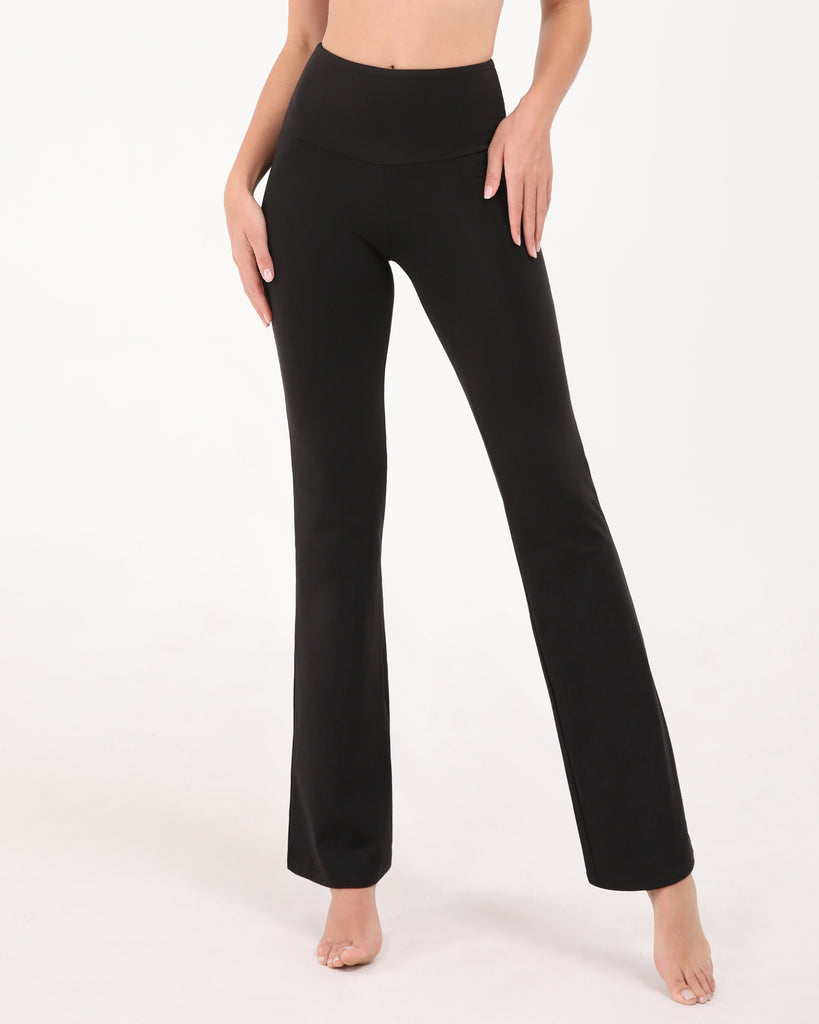  2-Pack Fleece Lined Flare Pants - ododos