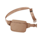 2L Belt Bag with Adjustable Strap Brown 8.5" x 5" x 2" - ododos