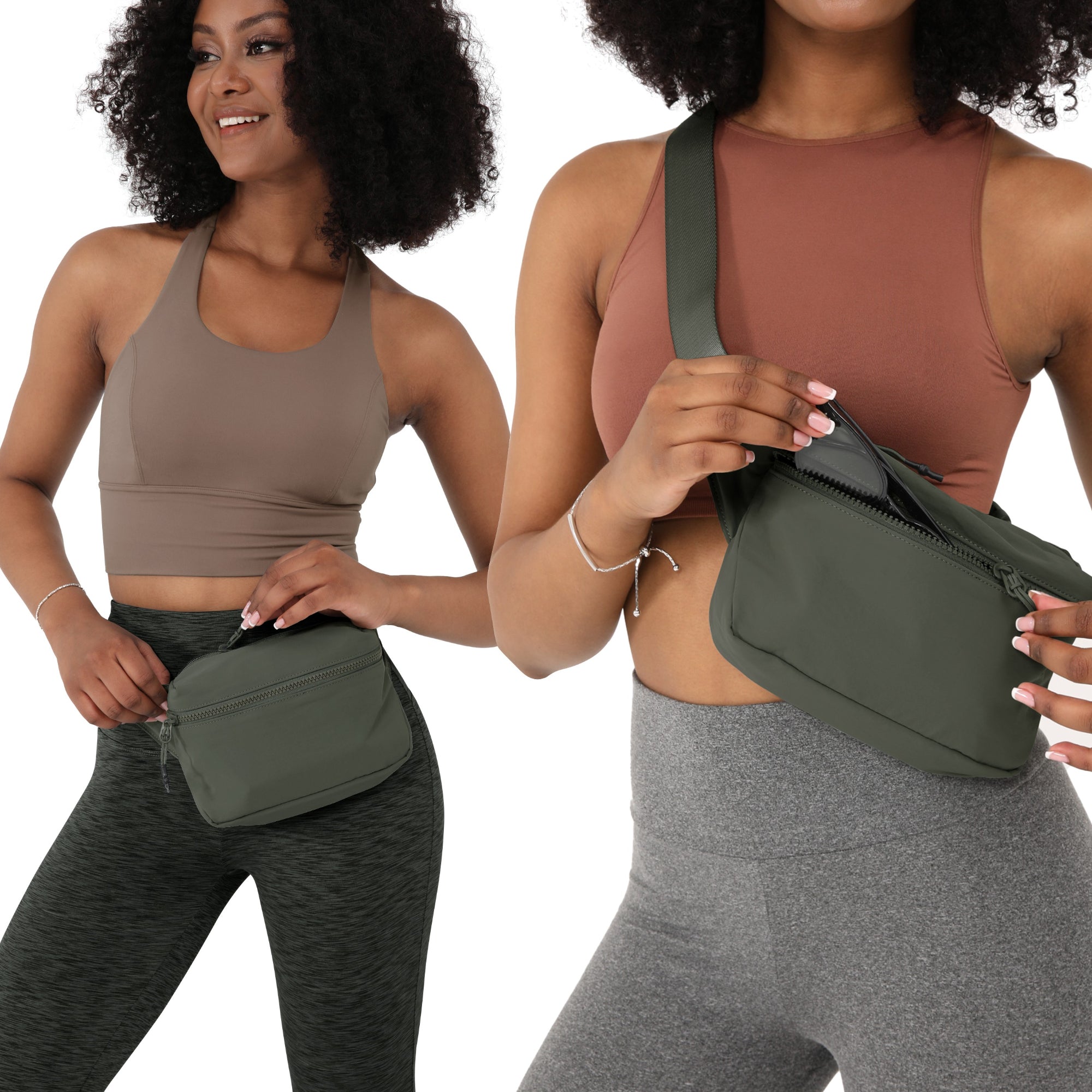 2L Belt Bag with Adjustable Strap - ododos