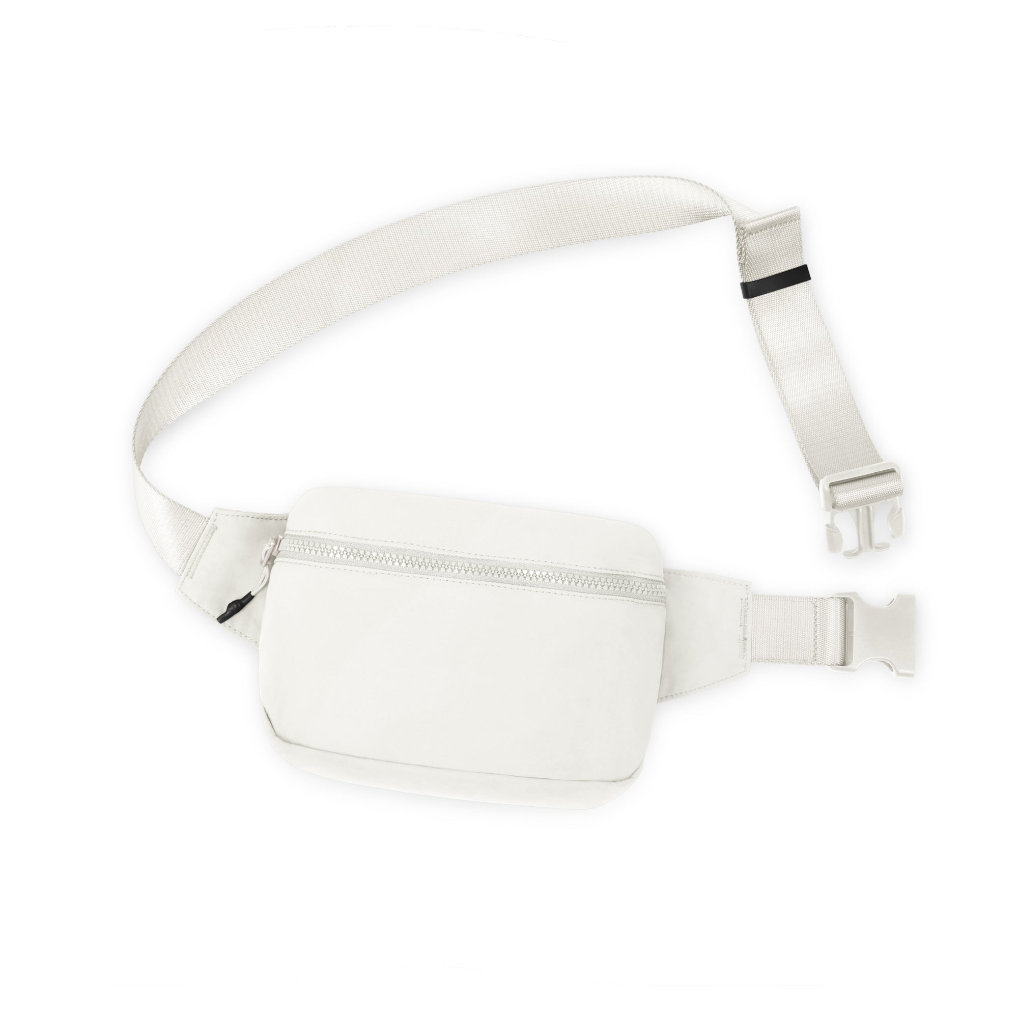 2L Belt Bag with Adjustable Strap White 8.5" x 5" x 2" - ododos