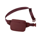 2L Belt Bag with Adjustable Strap Wine 8.5" x 5" x 2" - ododos