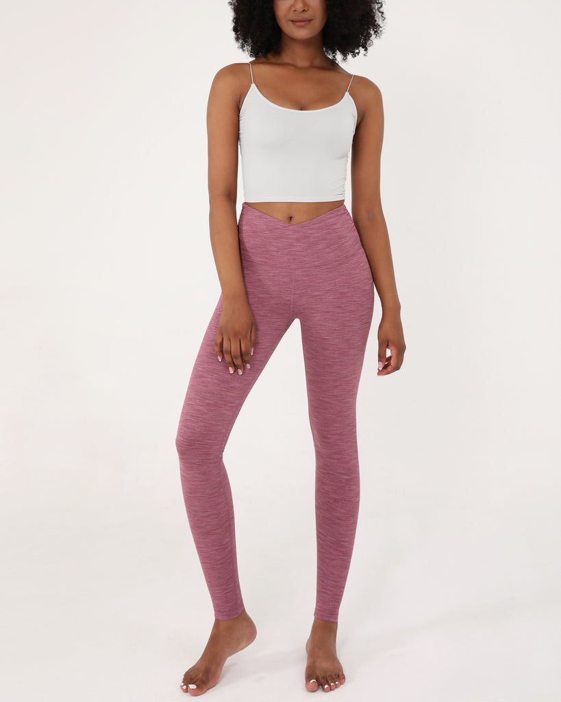  7/8 Workout Cross Waist Leggings - ododos
