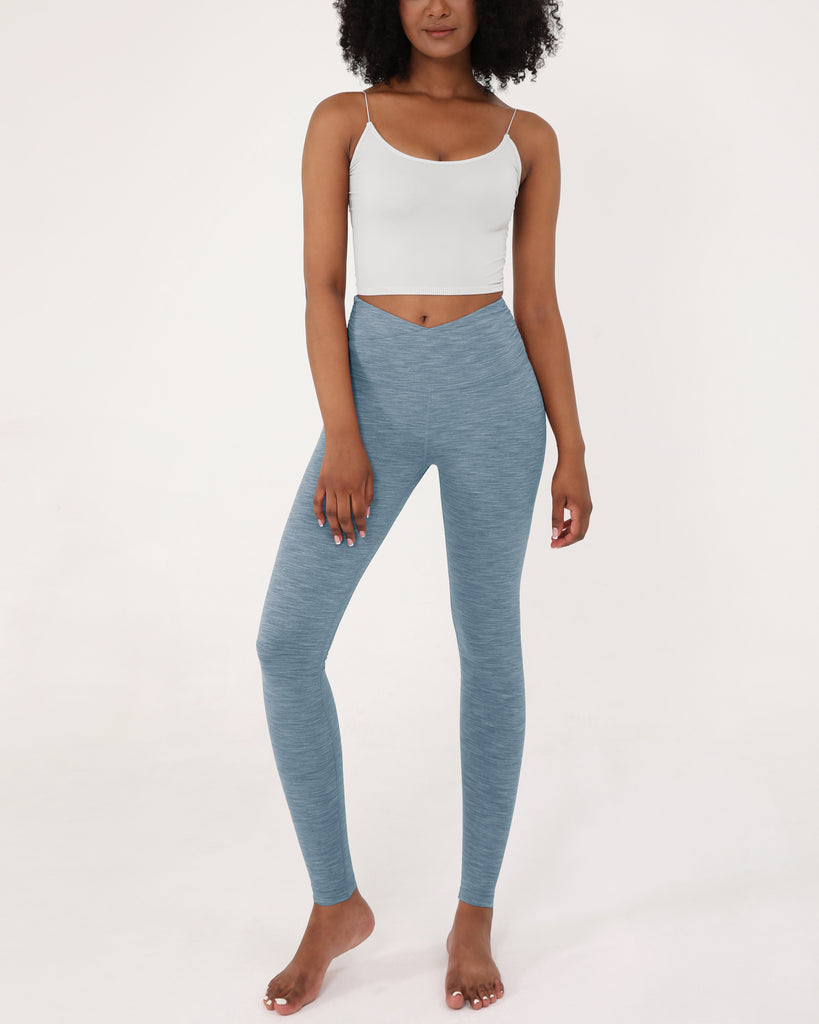  7/8 Workout Cross Waist Leggings - ododos
