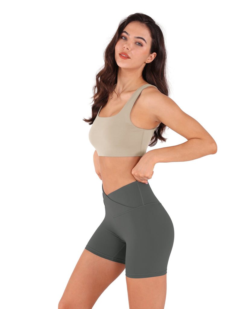 5 Cross Waist Yoga Shorts – ododos