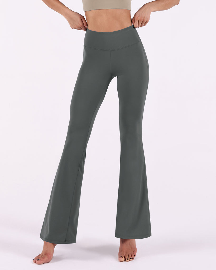 29 High Waisted Flared Work Pants