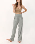 28" Wide Leg Palazzo Loose Comfy Lounge Pants with Pockets - ododos