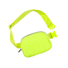 Unisex Mini Belt Bag with Adjustable Strap Neon 8" x 2" x 5.5" - ododos