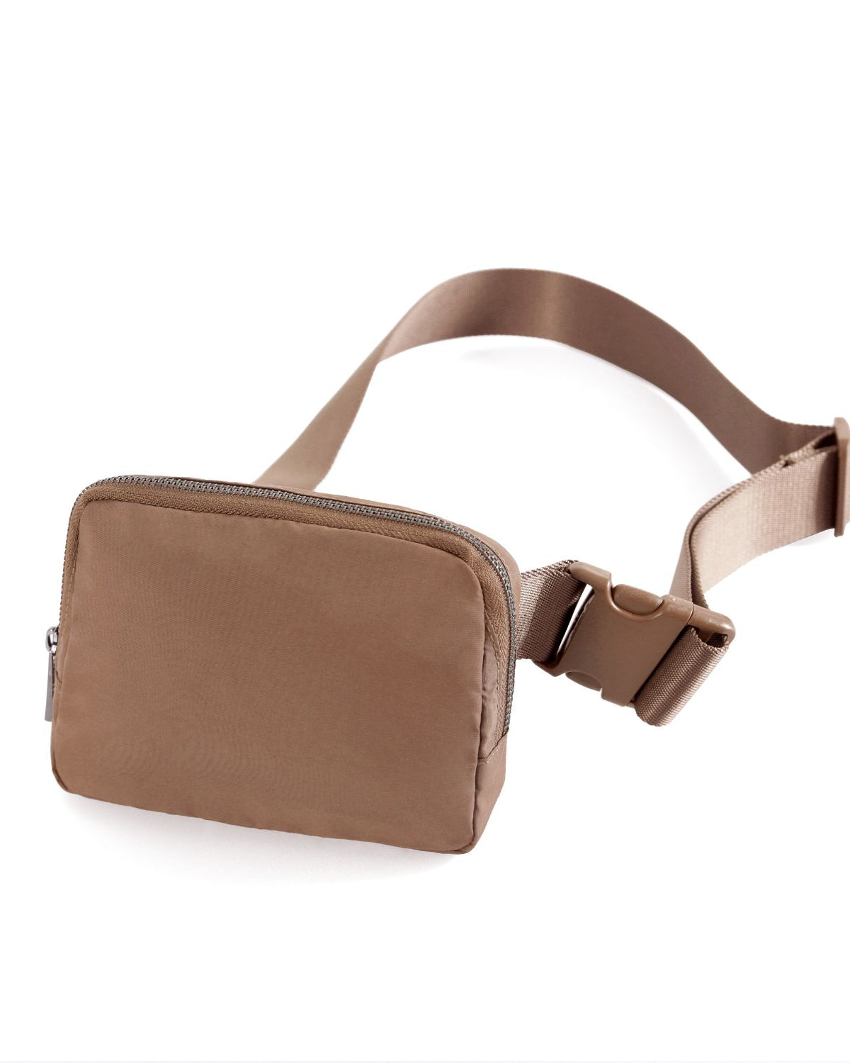 Unisex Mini Belt Bag Brown 8" x 2" x 5.5" - ododos