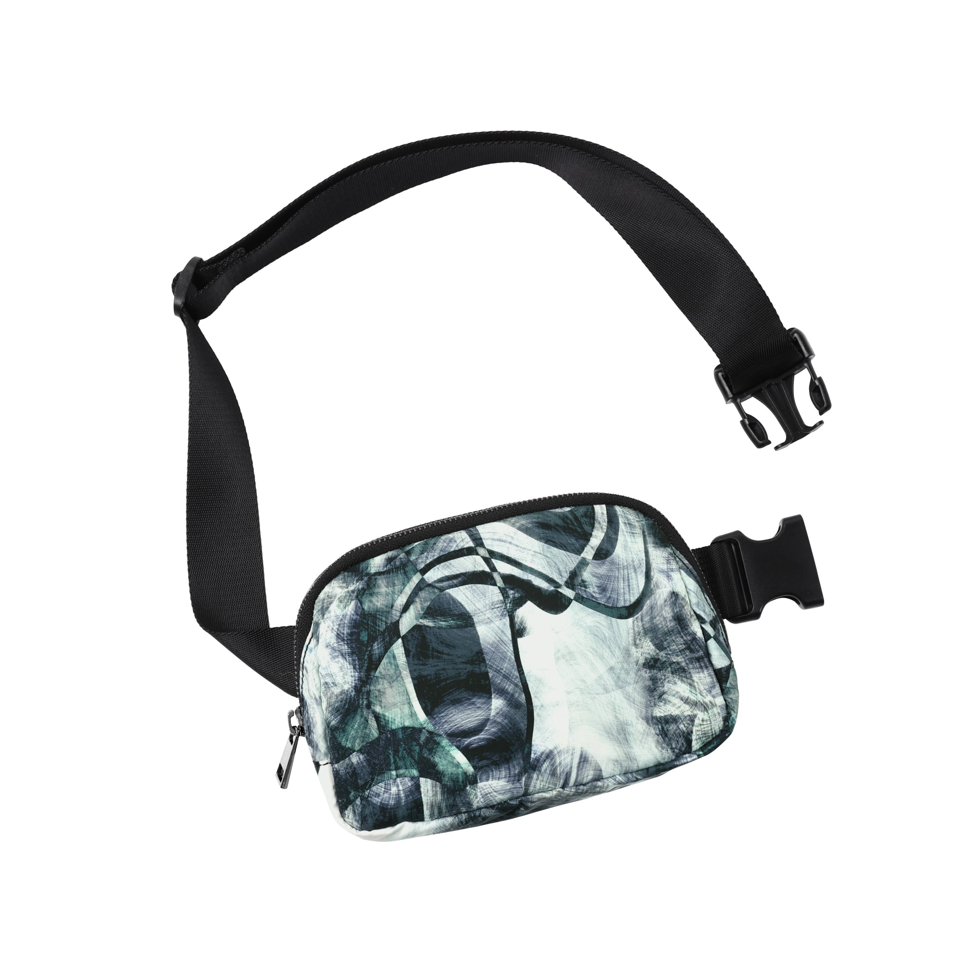 Trendy Patterned Mini Belt Bag Crosstalk 8" x 2" x 5.5" - ododos