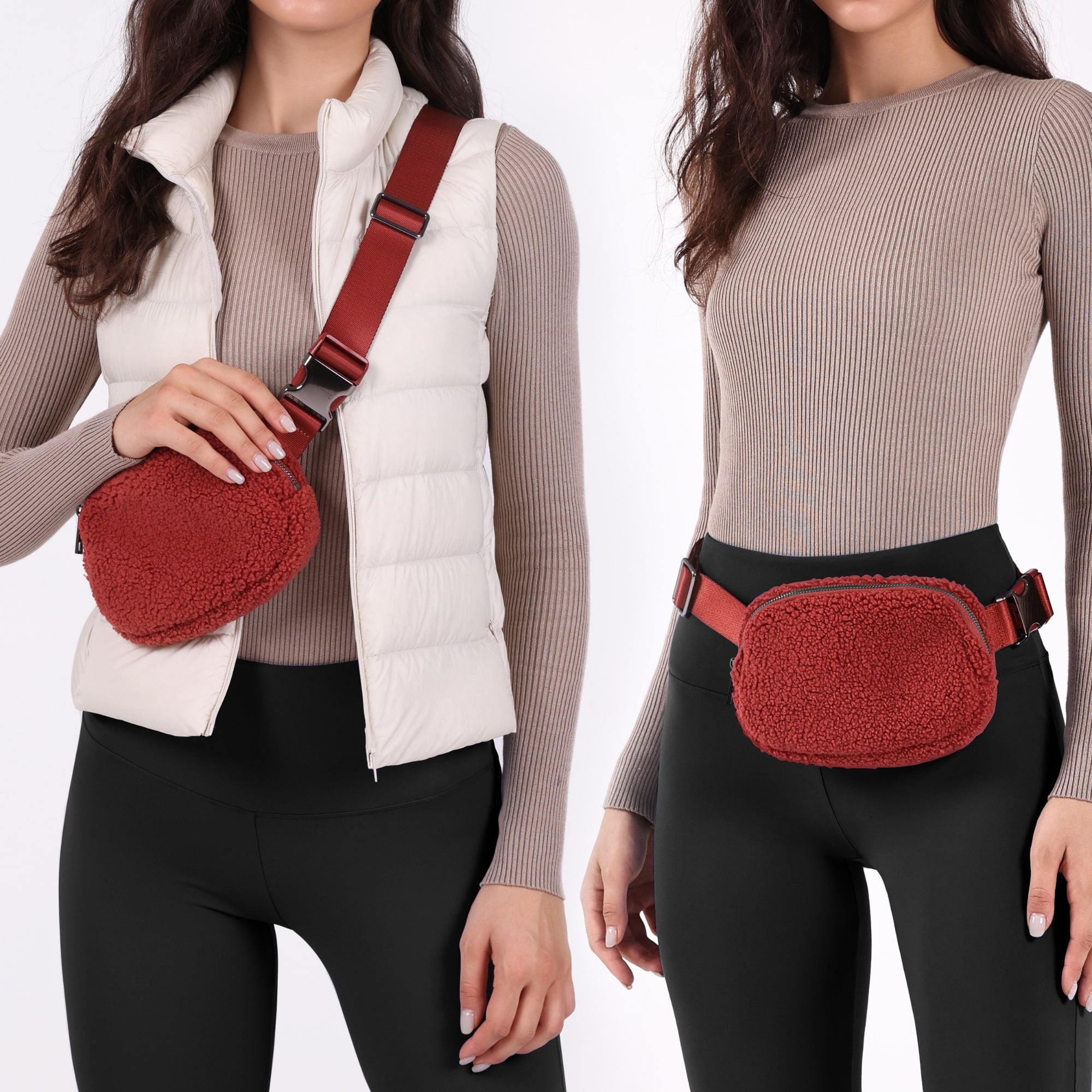 Fleece Mini Belt Bag - ododos